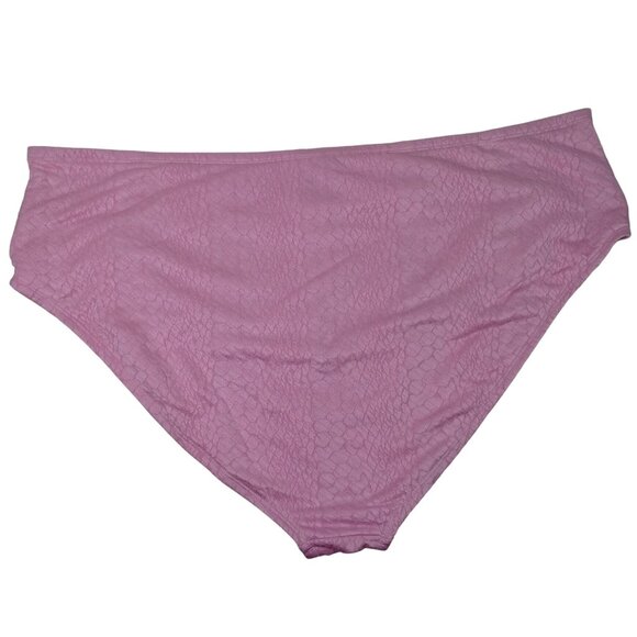 Time and Tru Womes 3XL Strawberry Cream High Waist Embellished Bikini Bottoms - Picture 6 of 7